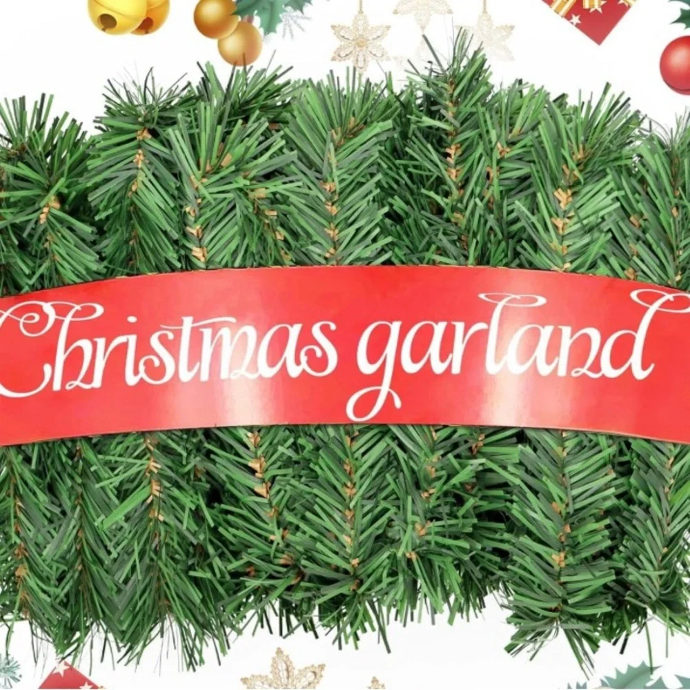 Festive Green Christmas Garland